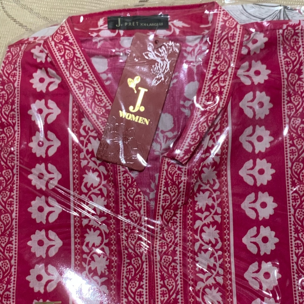 Pink lawn ladies kurta